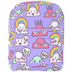 Cloud Seamless Pattern Full Print Backpack by Apen