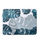 Monstera Leaves Background 15  Vertical Laptop Sleeve Case With Pocket View1