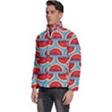 Illustrations Watermelon Texture Pattern Men s Puffer Bubble Jacket Coat View2