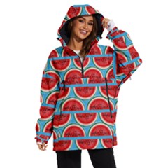 Illustrations Watermelon Texture Pattern Women s Ski And Snowboard Waterproof Breathable Jacket by anzea
