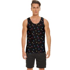 Abstract Texture Men s Wide Collar Tank Top by anzea