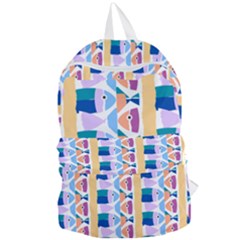 Illustrations Of Fish Texture Modulate Sea Pattern Foldable Lightweight Backpack by anzea