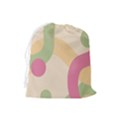 Line Pattern Dot Drawstring Pouch (Large) View2