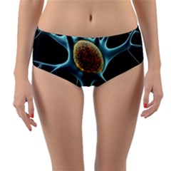 Organism Neon Science Reversible Mid-waist Bikini Bottoms by Ndabl3x