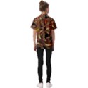 Geometric Art Fractal Abstract Art Kids  Short Sleeve Shirt View2