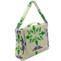 Thistle Flower Purple Thorny Flora Box Up Messenger Bag View2