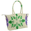 Thistle Flower Purple Thorny Flora Canvas Shoulder Bag View2