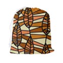Autumn Leaf Mosaic Seamless Drawstring Pouch (2XL) View2