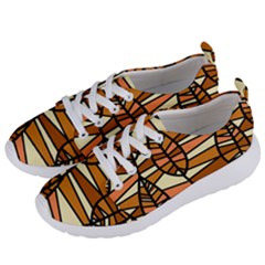 Autumn Leaf Mosaic Seamless Women s Lightweight Sports Shoes by Hannah976