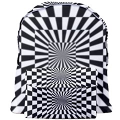 Optical-illusion-chessboard-tunnel Giant Full Print Backpack by Bedest