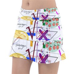 Mathematics Formula Physics School Classic Tennis Skirt by Bedest