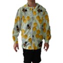 Bees Pattern Honey Bee Bug Honeycomb Honey Beehive Kids  Hooded Windbreaker View1
