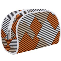 Abstract Pattern Line Art Design Decoration Make Up Case (large) by Ravend