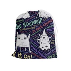 Experience Feeling Clothing Self Drawstring Pouch (xl) by Paksenen