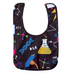 Science Lesson Flat Vector Seamless Pattern Baby Bib by Loisa77