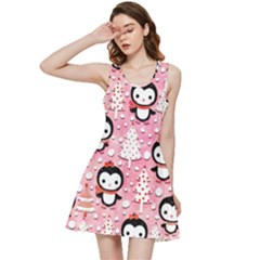 Cute Penguin Pattern Inside Out Racerback Dress by Loisa77