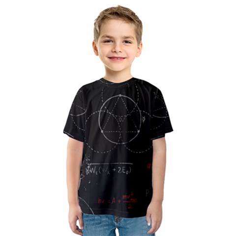 Math Board Circuit Circuits Computer Shield Tech Technology Kids  Sport Mesh T-shirt by Loisa77