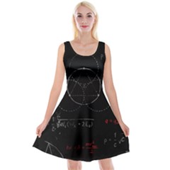 Math Board Circuit Circuits Computer Shield Tech Technology Reversible Velvet Sleeveless Dress by Loisa77