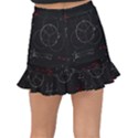 Math Board Circuit Circuits Computer Shield Tech Technology Fishtail Mini Chiffon Skirt View2