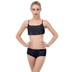 Math Board Circuit Circuits Computer Shield Tech Technology Layered Top Bikini Set by Loisa77