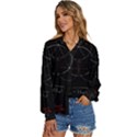 Math Board Circuit Circuits Computer Shield Tech Technology Women s Long Sleeve Button Up Shirt View2