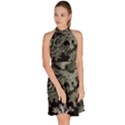 Weave Haeckel Lichenes Photobionten Sleeveless Halter Neck A-Line Dress View3