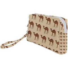 Camel Pattern Design Clothing Wristlet Pouch Bag (small) by Proyonanggan