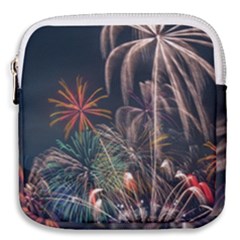 Firework Fireworks Display Lake Mini Square Pouch by Proyonanggan