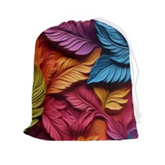 Autumn Drawstring Pouch (2xl) by zappwaits
