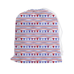 Nautical Digital Paper Nautical Boat Drawstring Pouch (2xl) by anzea