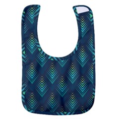 Peacock Texture 3d Pattern Peacock Texture Baby Bib by Loisa77