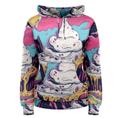 Dessert Chocolate Cream Women s Pullover Hoodie by Loisa77