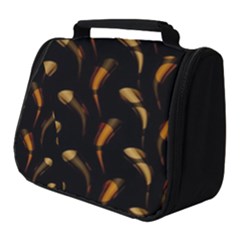 Abstract Art Pattern Warm Colors Full Print Travel Pouch (small) by Ndabl3x