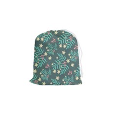 Illustration Pattern Seamless Drawstring Pouch (small) by Loisa77
