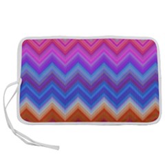Pattern Chevron Zigzag Background Pen Storage Case (l) by Grandong
