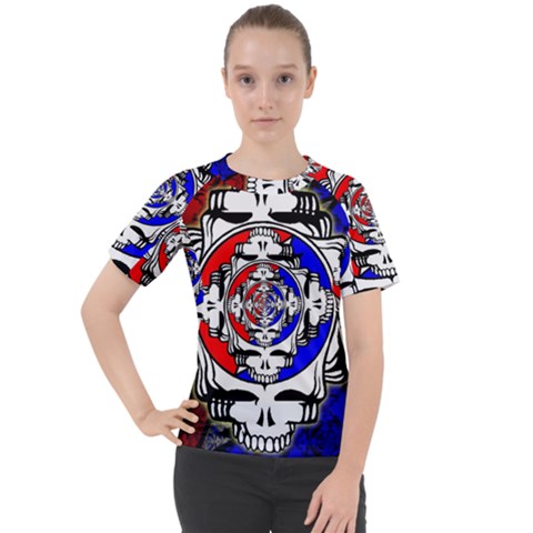 The Grateful Dead Women s Sport Raglan T-shirt by Grandong