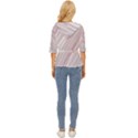 Marble Texture Marble Painting Lightweight Drawstring Hooded Top View4