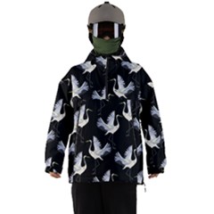 Crane Pattern Men s Ski And Snowboard Waterproof Breathable Jacket by Bedest