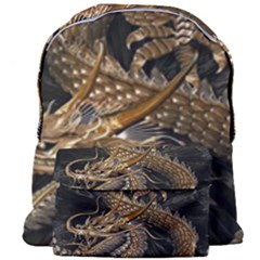 Fantasy Dragon Pentagram Giant Full Print Backpack by Maspions