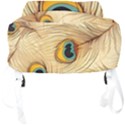 Vintage Peacock Feather Peacock Feather Pattern Background Nature Bird Nature Full Print Backpack View4