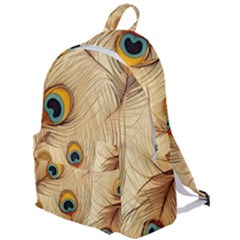 Vintage Peacock Feather Peacock Feather Pattern Background Nature Bird Nature The Plain Backpack by Maspions