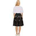 Black Space Drawing Art Planet Drawing Stars Black Space Galaxy Outer Space Classic Short Skirt View4