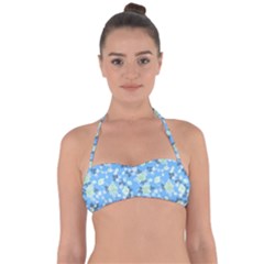 Pattern Texture Seamless Design Tie Back Bikini Top by Perong
