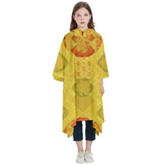 Art Pattern Design Background Kids  Hooded Rain Ponchos by Perong