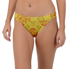 Art Pattern Design Background Band Bikini Bottoms by Perong