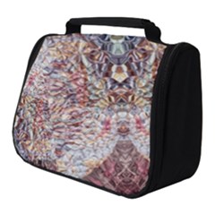 Stitches Blend Full Print Travel Pouch (small) by kaleidomarblingart