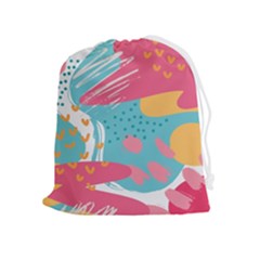 Background Abstract Drawstring Pouch (xl) by Salmanaz77
