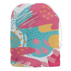 Background Abstract Drawstring Pouch (3xl) by Salmanaz77