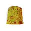 Oil Drop Water Oil Abstract Oily Drawstring Pouch (Large) View2