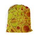 Oil Drop Water Oil Abstract Oily Drawstring Pouch (2XL) View2